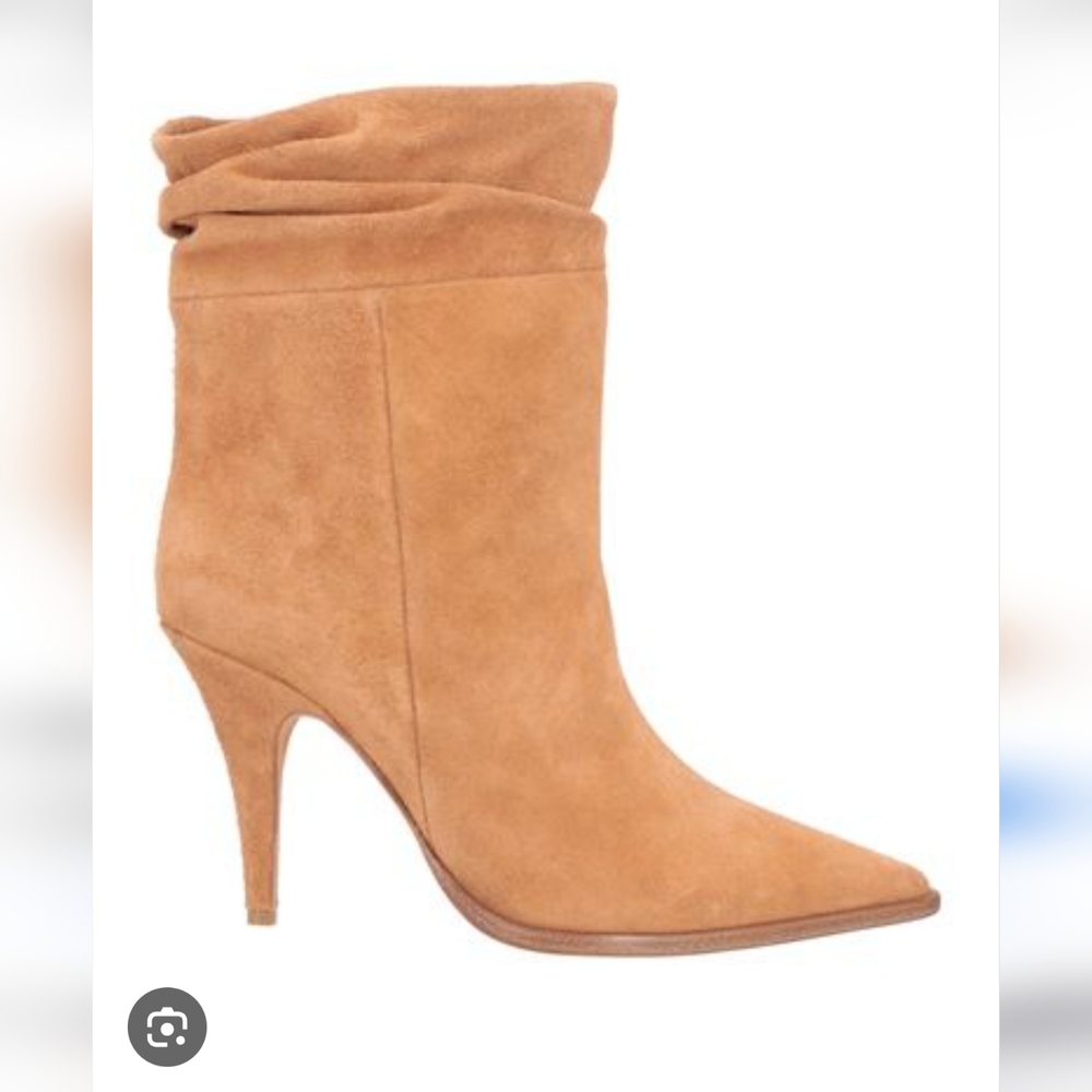 Alexandre Birman Camel Suede Footwear Booties NWOT size 37